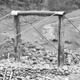 Government road bridge washed away - Nebilyer Valley, Hagen, Papua New Guinea, January, 1964 - (© P.J. Stewart & A.J. Strathern Archive)